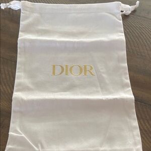 Dior Cream and Gold Luxury Pouch